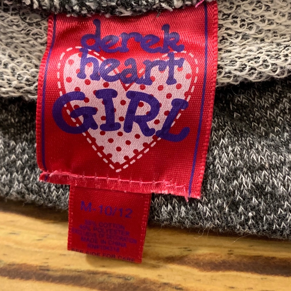 Derek Heart Girl gray/pink lounge pants - Picture 3 of 4